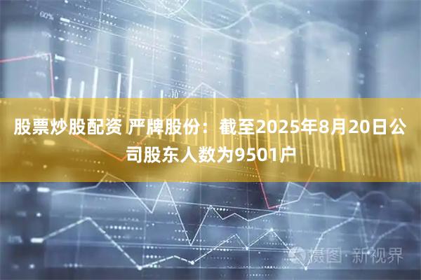 股票炒股配资 严牌股份：截至2025年8月20日公司股东人数为9501户